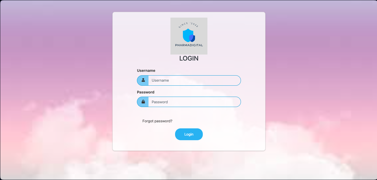 Sign-in page